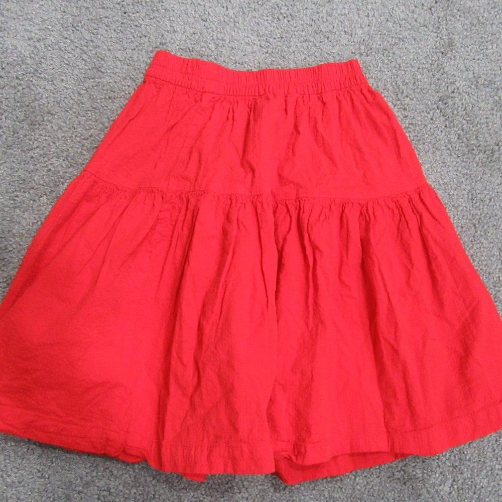 Bright red kids size 8 skirt